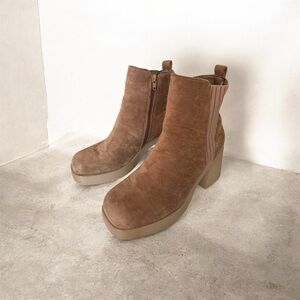Pierre Dumas Brown Ankle Booties